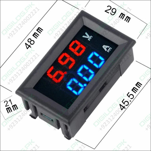 Dsn-vc288 Panel Mount Dc 100v 10a Voltmeter Ammeter