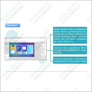 Dwin 15.6 Inch Hmi Lcd Touch Colorful Screen 1364x768 Tft