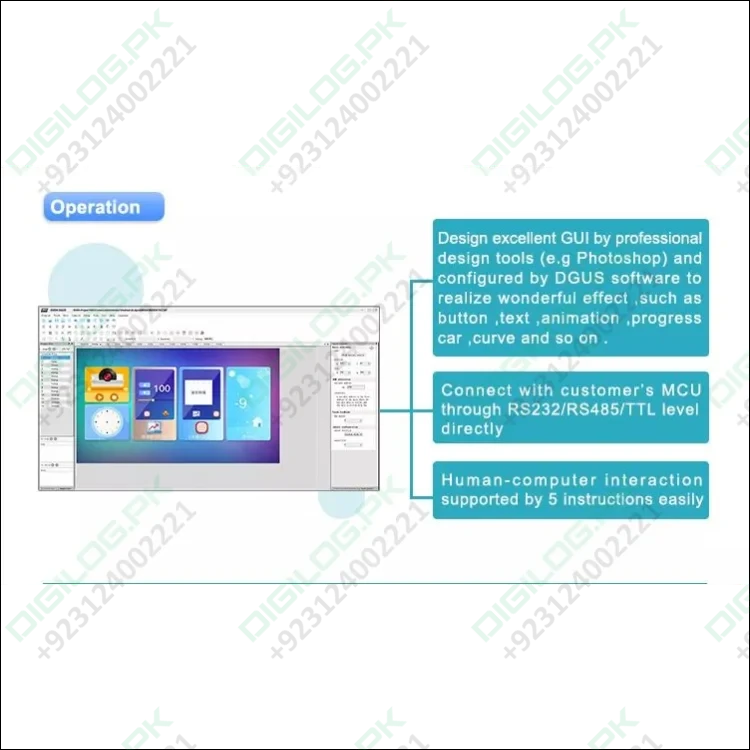 Dwin 15.6 Inch Hmi Lcd Touch Colorful Screen 1364x768 Tft