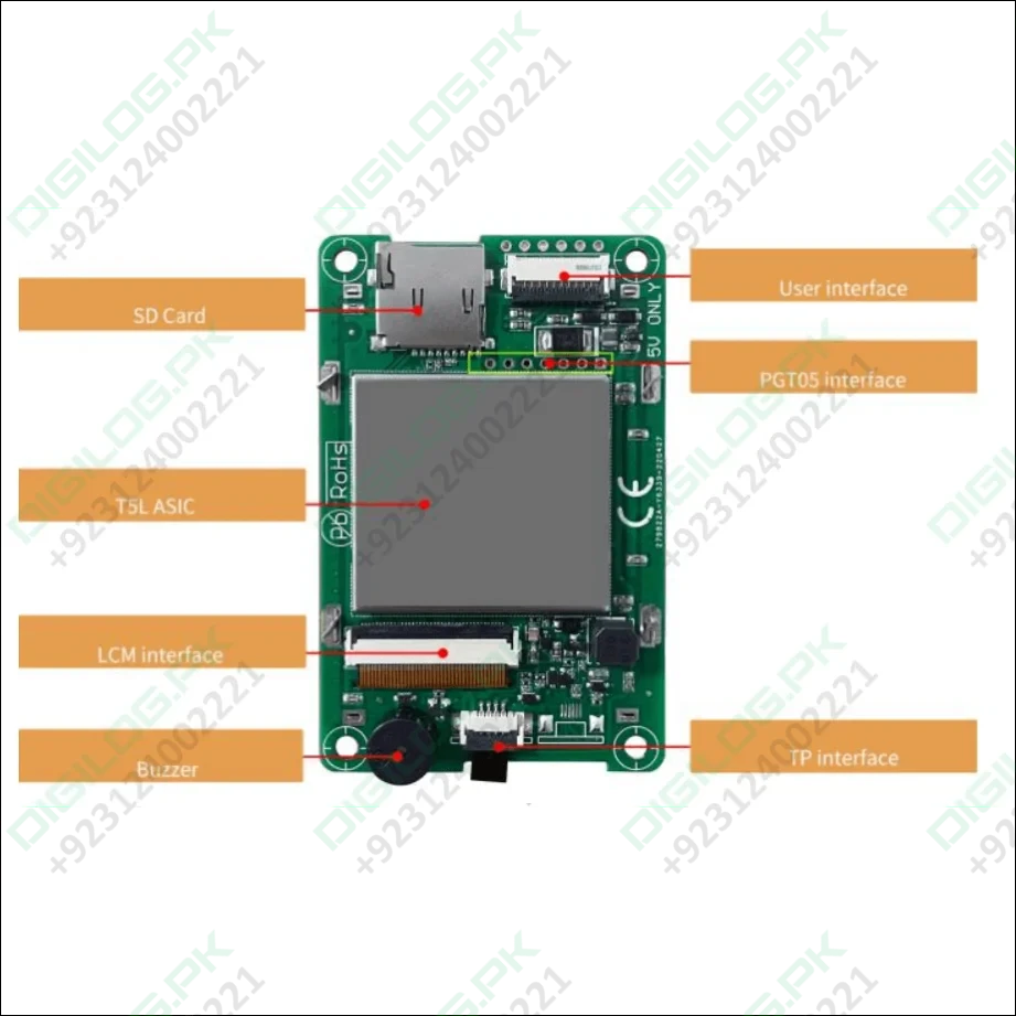 Dwin Hmi 2.4 Inch Lcd Resistive Touch Display