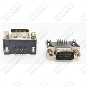 Db15 Male Right Angle Connector d Sub High Density Pcb