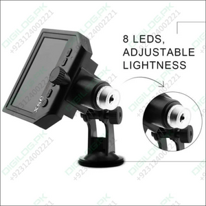 Digital Microscope 4.3in Hd Led 3.6mp 1 - 600x Continuous