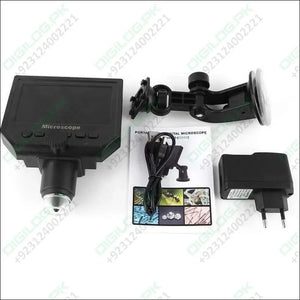 Digital Microscope 4.3in Hd Led 3.6mp 1 - 600x Continuous
