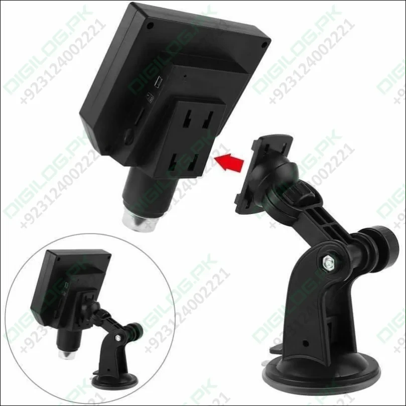 Digital Microscope 4.3in Hd Led 3.6mp 1 - 600x Continuous