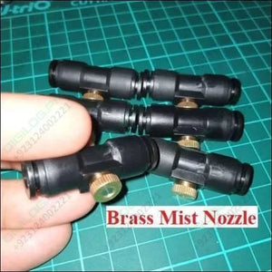 Disinfection Gate Misting System Accessory With Brass Nozzle