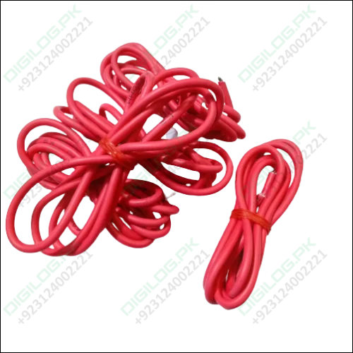 Red 1meter Solderable Wire Hard Wires For Wiring Jumper