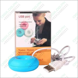 Donuts Shape Mini Usb Humidifier Mist Maker Air Diffuser