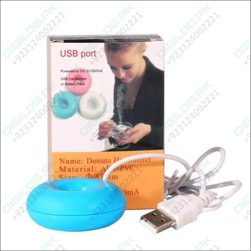 Donuts Shape Mini Usb Humidifier Mist Maker Air Diffuser