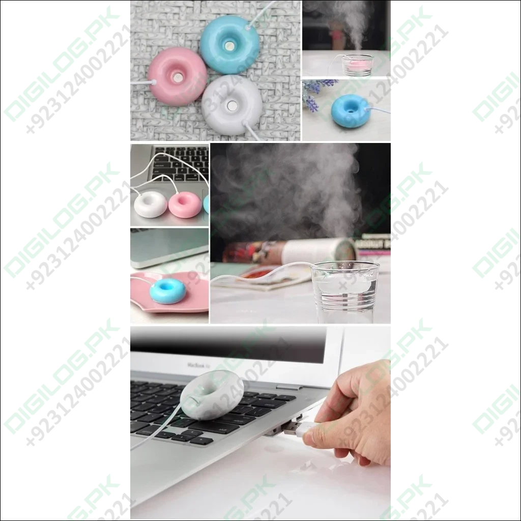 Donuts Shape Mini Usb Humidifier Mist Maker Air Diffuser
