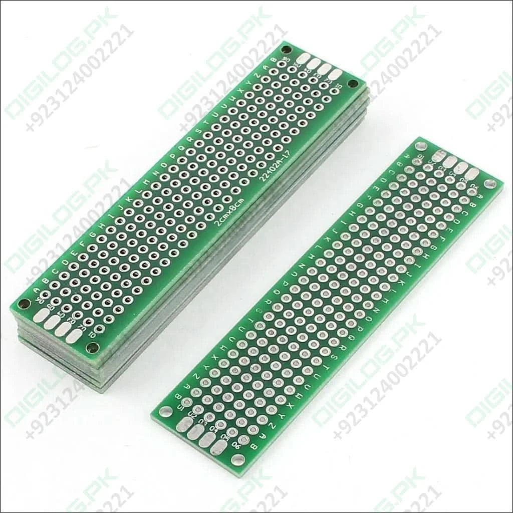 Double Side 2x8 Dotted Veroboard Printed Circuit Pcb