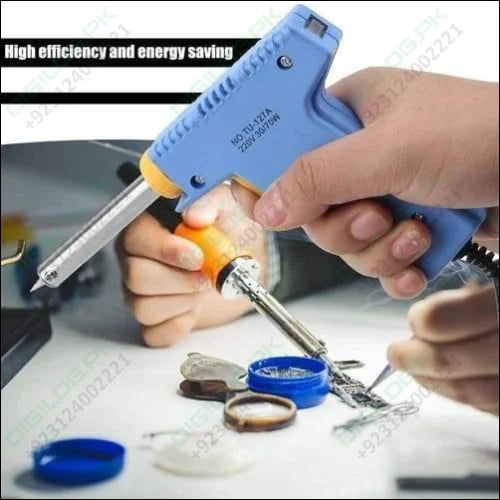 Dual Wattage Electric Temperature Gun Soldering Iron Tu-127a