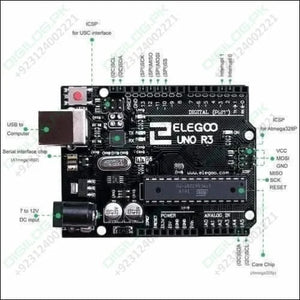 Original ELEGOO UNO R3 Board with USB Cable Compatible