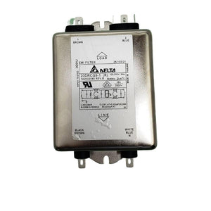 Delta EMI Noise Filter 100-250V 20A 50/60HZ 20DRCG9-1 (Used)