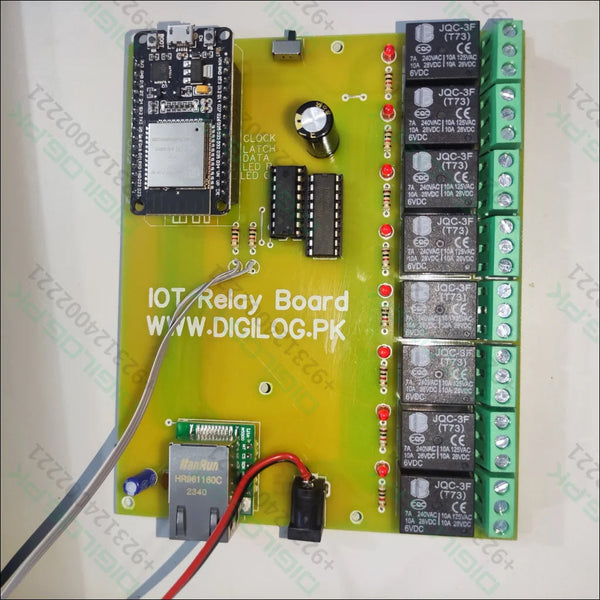 ESP32 Based 8 Channel Relay Board Micro Controller Board In Pakistan WiFi LAN Bluetooth