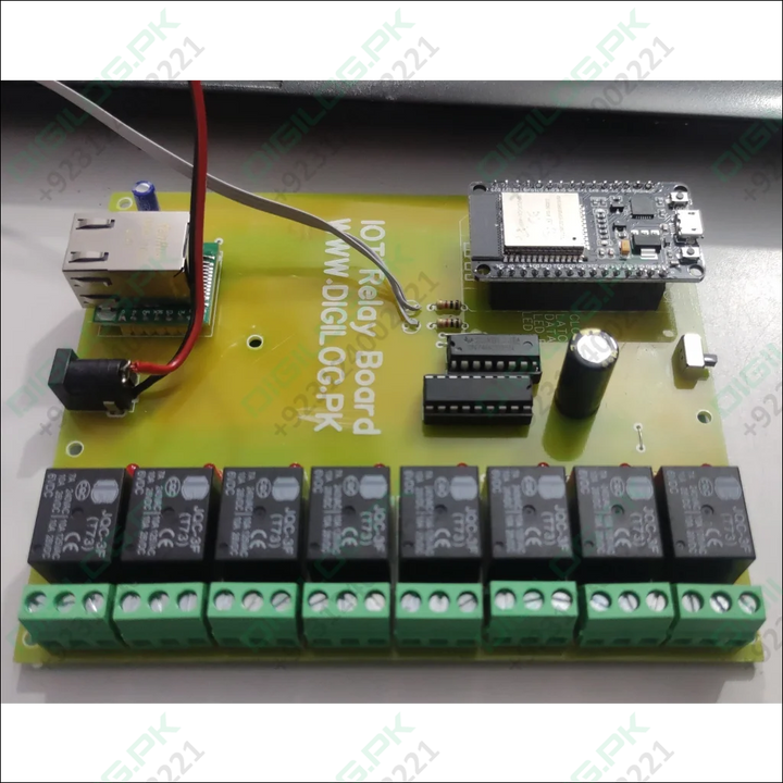 ESP32 Based 8 Channel Relay Board Micro Controller Board In Pakistan WiFi LAN Bluetooth