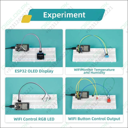 ESP32 Basic Starter Kit WIFI-IOT Development Board Learning