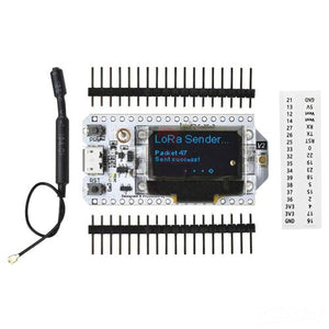 Esp32 Lora Sx1276 868 915mhz Dual Core 240mhz Wifi Module Low Power Consumption With 0.96" Oled Display And Antenna For Arduino Price — Buy online in Pakistan | digilog.pk