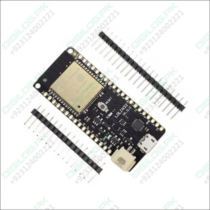 wemos lolin32 esp-wroom-32 jst connector battery