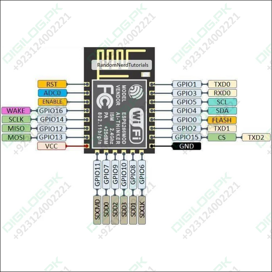 Esp-12 Esp8266-12e Wifi Module Wireless Iot Board