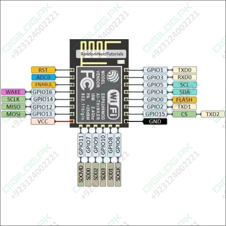 Esp-12 Esp8266-12e Wifi Module Wireless Iot Board