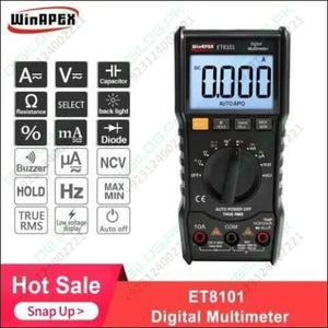 Et8101 True - rms Digital Multimeter Ac/dc Voltage Current