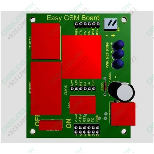 Sim Easy GSM Board With Battery And Charging Circuit - Digilog.pk