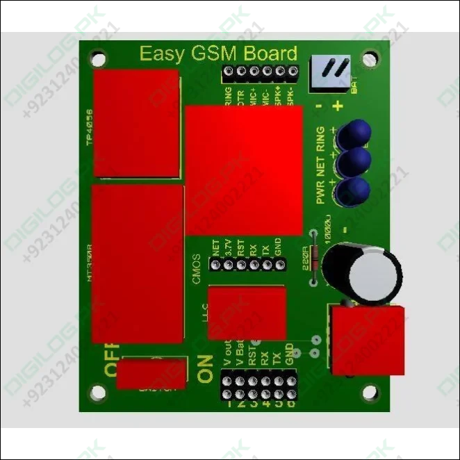 Sim Easy GSM Board With Battery And Charging Circuit