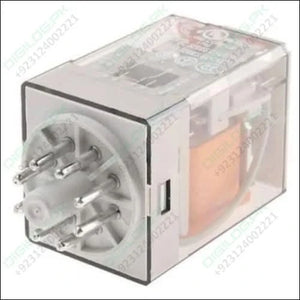 Finder Relay 220vac 60.12 With 8pin Rail-mount Socket Base