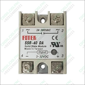 Solid State Relay Module Fotek Ssr 40 Da