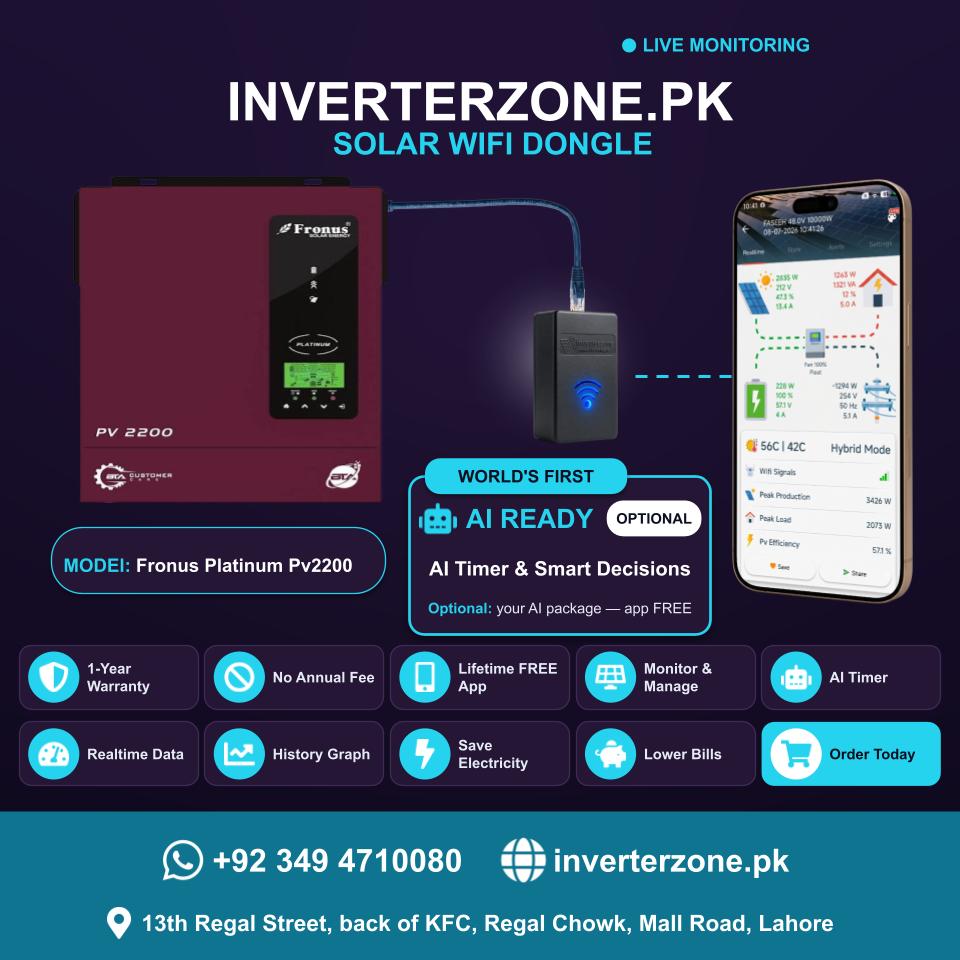 Fronus Platinum Pv2200 Solar WiFi Dongle - Real-Time Solar Monitoring