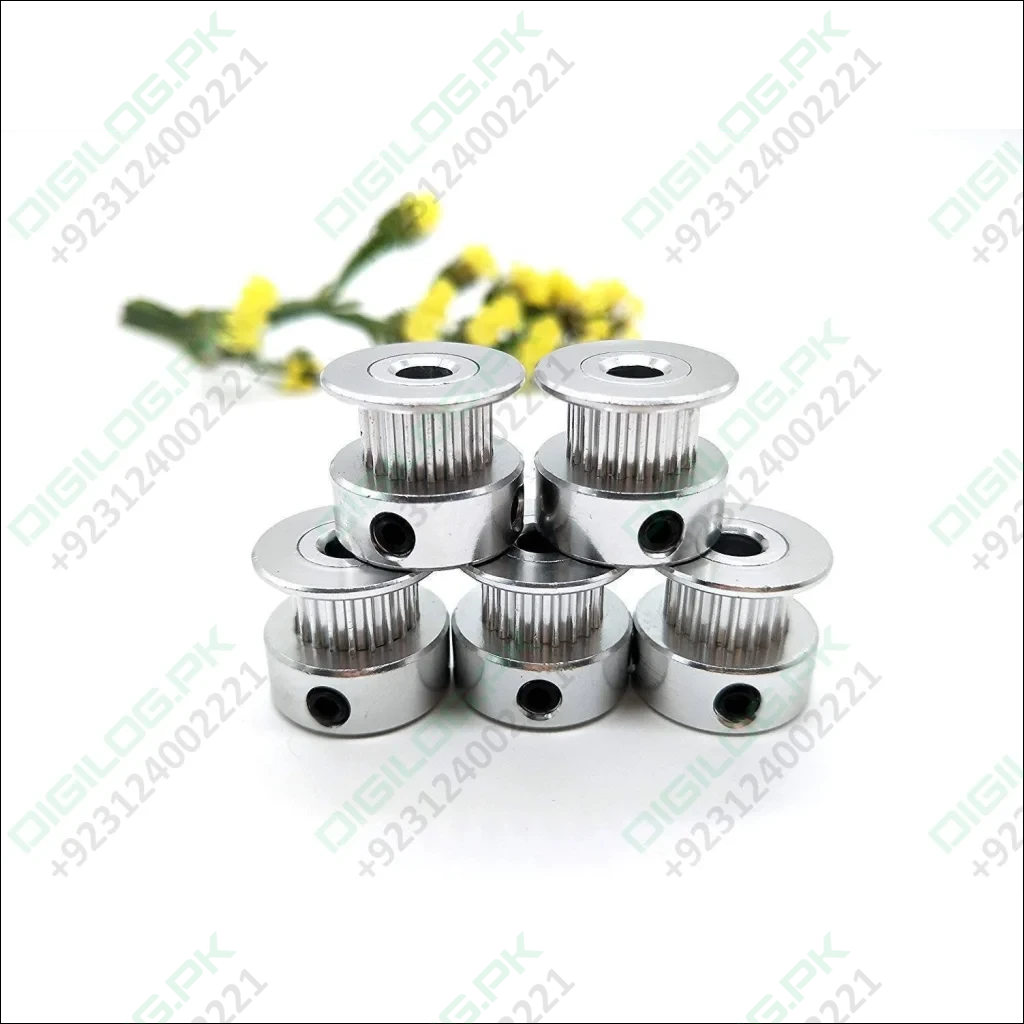 Gt2 Pulley 16 Teeth Bore 5mm Timing Gear Alumium For Belt