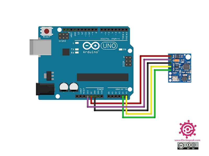 GY-87 Module Arduino circuit