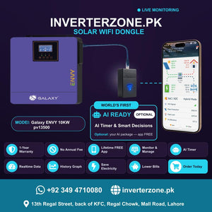 Galaxy ENVY 10KW pv13500 Solar WiFi Dongle - Real-Time Solar Monitoring