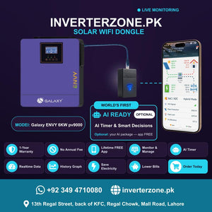 Galaxy ENVY 6KW pv9000 Solar WiFi Dongle - Real-Time Solar Monitoring