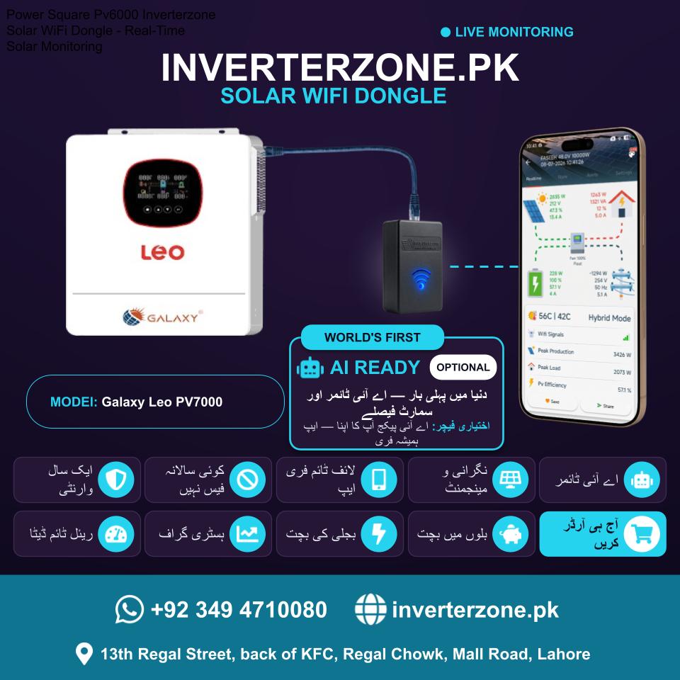 Galaxy Leo PV7000 Solar WiFi Dongle - Real-Time Solar Monitoring
