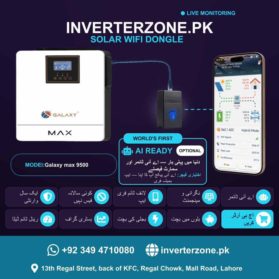 Galaxy max 9500 Mini Solar WiFi Dongle for Direct PV Inverters