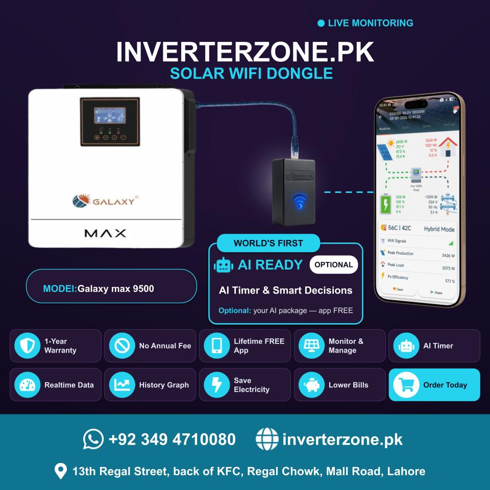 Galaxy max 9500 Mini Solar WiFi Dongle for Direct PV Inverters