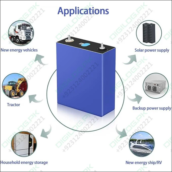 Gotiin 3.2v 304Ah LiFePo4 Battery Cell In Pakistan