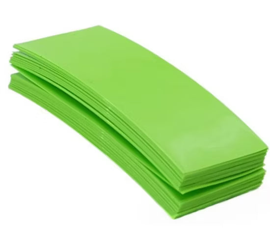 1 Piece Green Color 18650 Battery Sleeve PVC Heat Shrink Tubing Shrink Wrap Length 72mm Flat Width 29.5mm