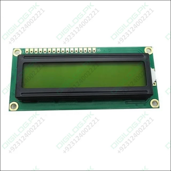 Green Color 1602 Character Lcd Display 16x2