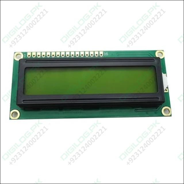 Green Color 1602 Character Lcd Display 16x2