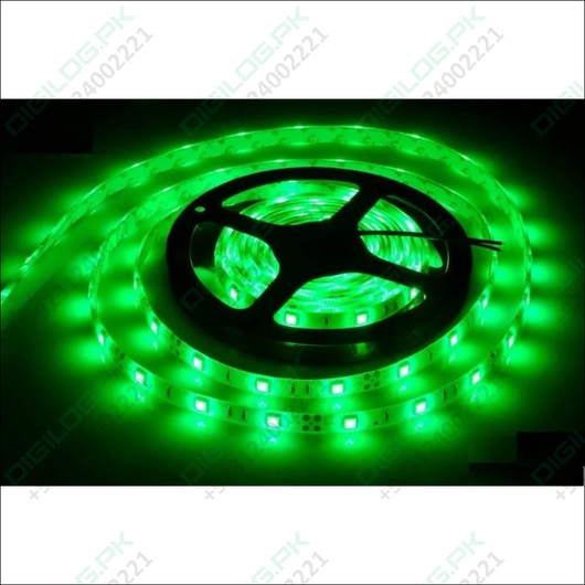 Green Color 5V DC Strip Light Rolls 5 Meter Each