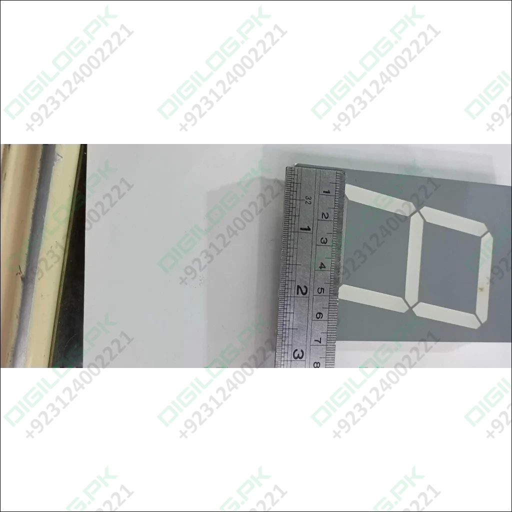 Green color 7 segment