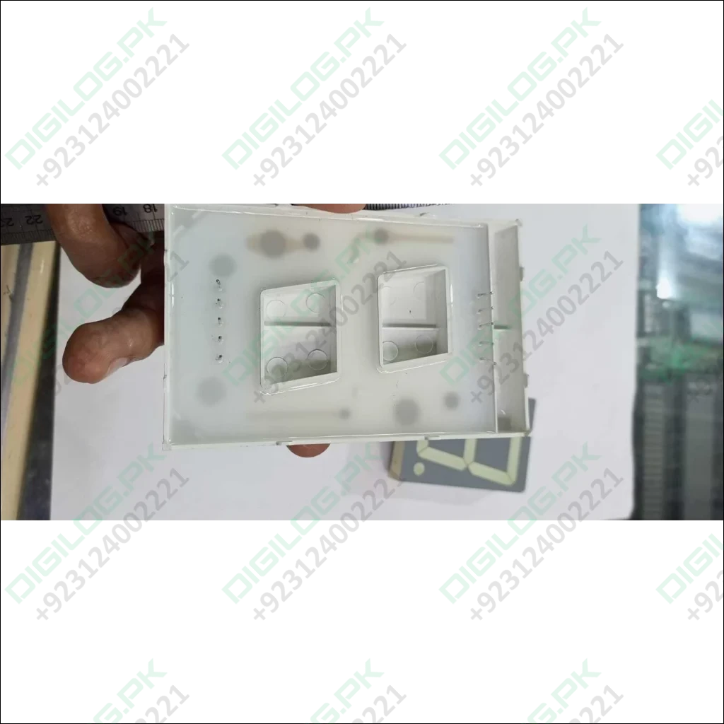 Green color 7 segment