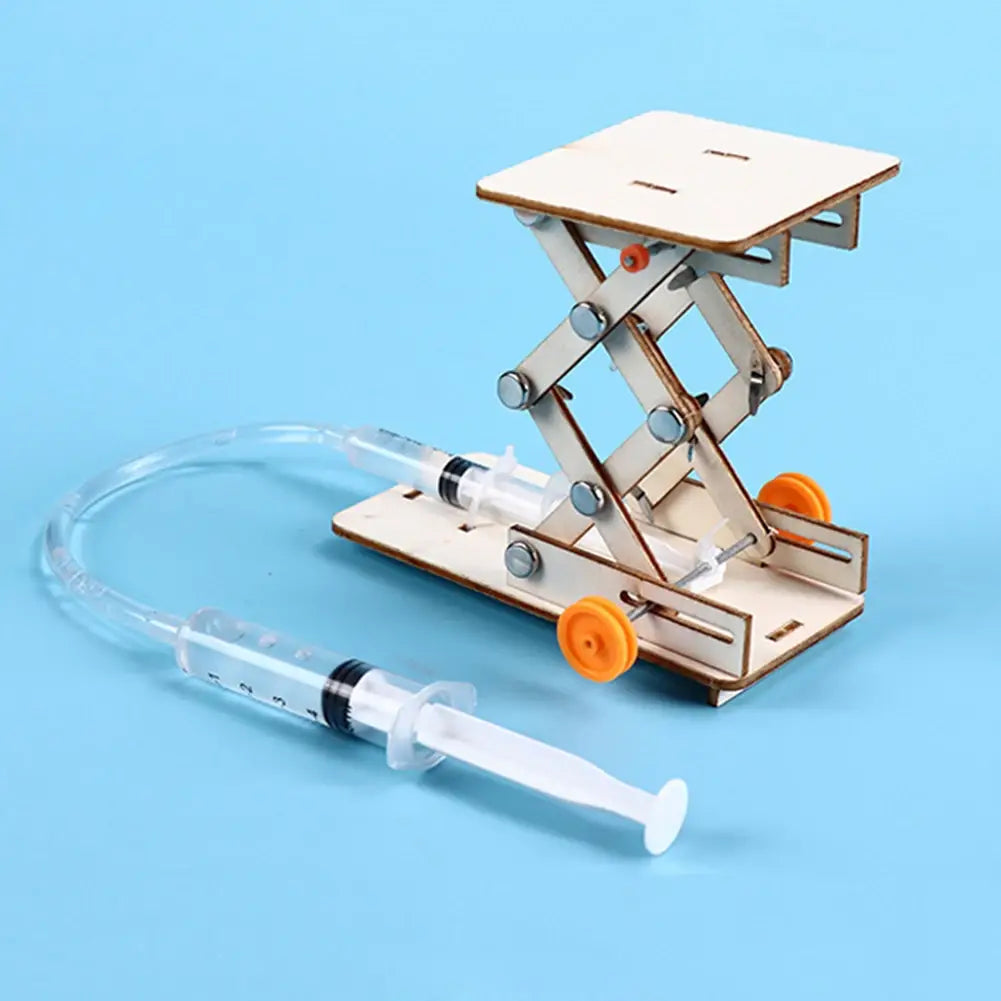 Kids Diy Hydraulic Lift Table Model Scientific Experiment