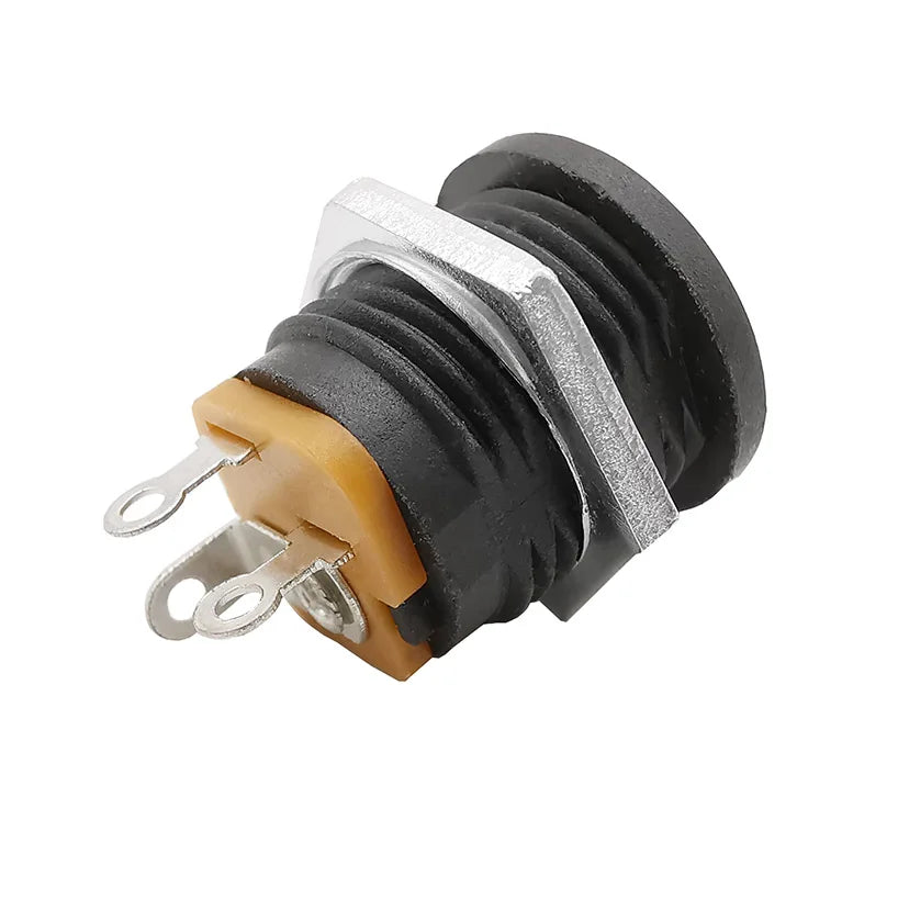 Dc-022 Dc Power Jack Pcb Mount Female Connector 3 Pin