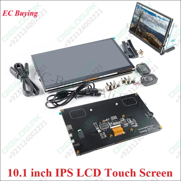 10.1’’ 10.1 inch HDMI LCD Display Module Capacitive Touch Screen 1024X600 IPS HD Full Viewing Angle with Raspberry Pi B