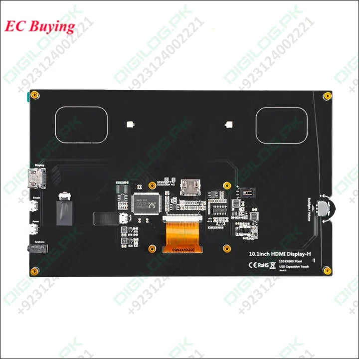 10.1’’ 10.1 inch HDMI LCD Display Module Capacitive Touch Screen 1024X600 IPS HD Full Viewing Angle with Raspberry Pi B