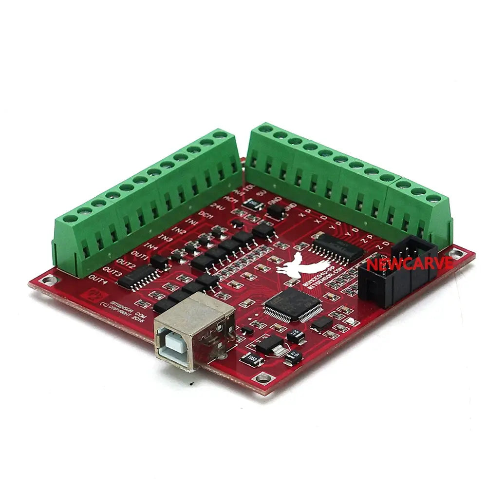 CNC USB MACH3 100Khz Breakout Board 4 Axis Interface Driver