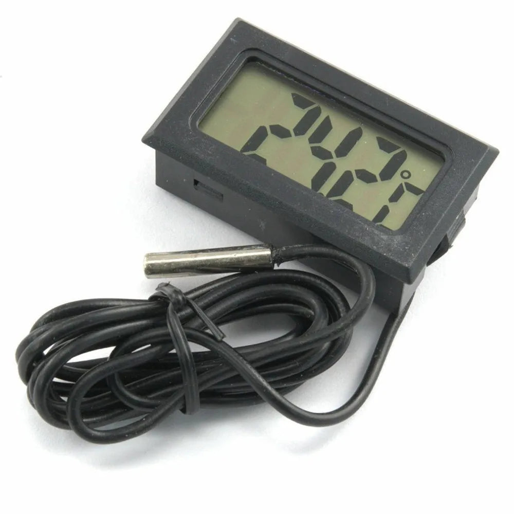 TPM10 Mini LCD Digital Thermometer Temperature Sensor Tester Meter FY ...